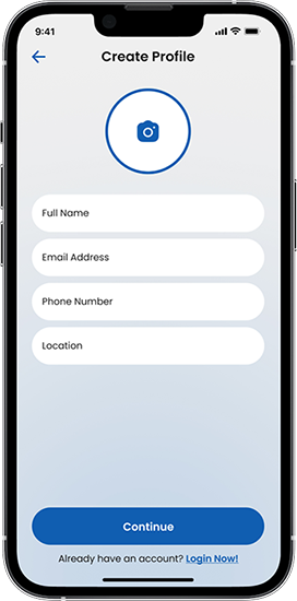 Create Profile Screen